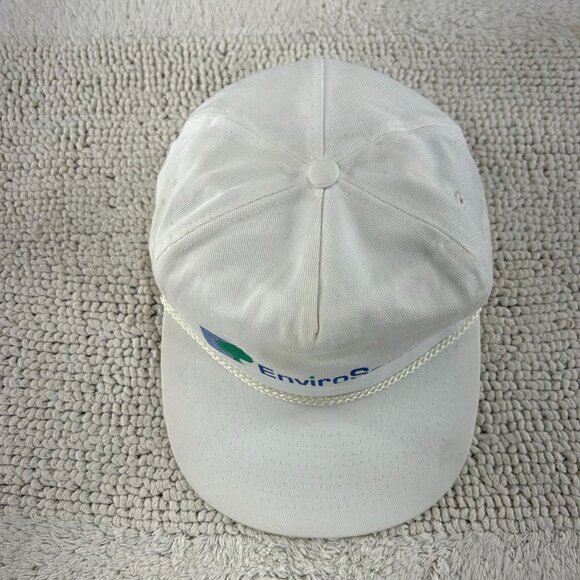 VINTAGE ENVIROSERVE SNAPBACK TRUCKER ROPE HAT OSFA GRAPHIC CAP - Picture 2 of 11